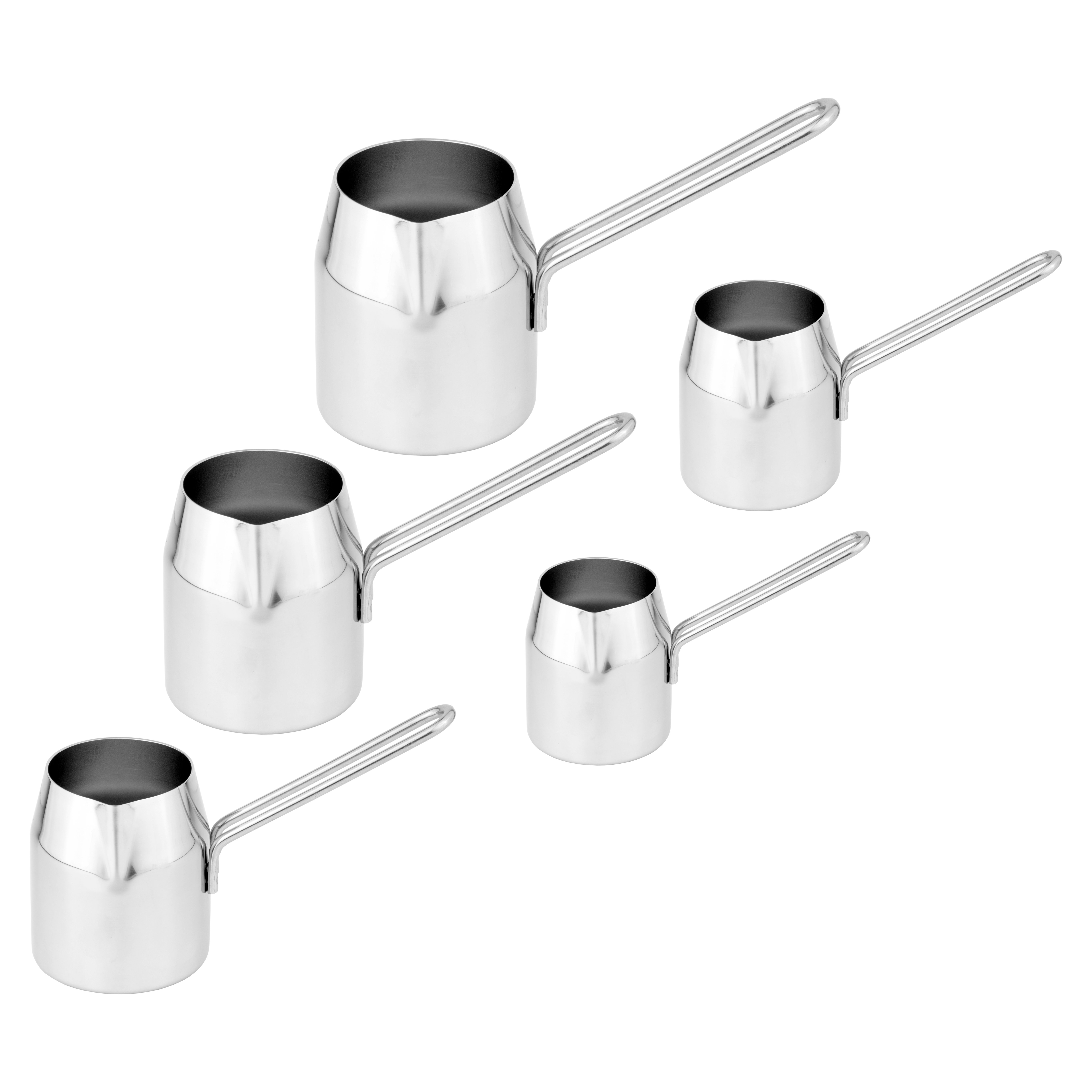 Zarif Model Metal Kulplu Cezve